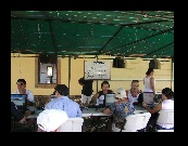 Internet cafe in a tent - $1 for 30 minutes - a bargain